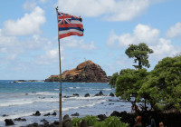 Hawaiian flag Hana Maui
